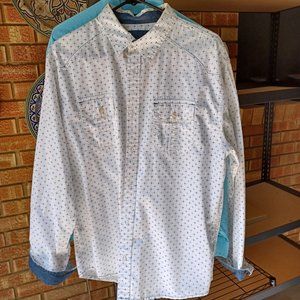 Retro style 50s shirt.  Black Jack.  Size LG